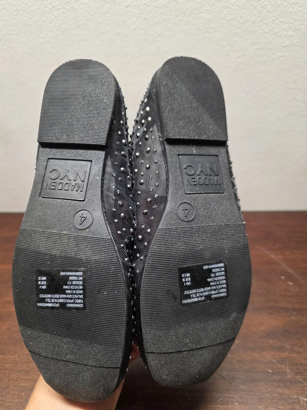 Madden NYC Black Studded Mary Jane Girls' Dress Shoes